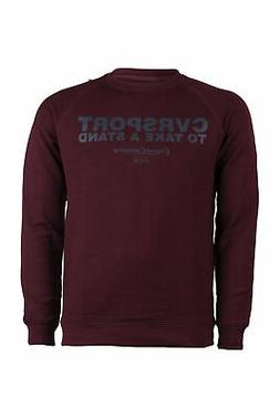 Coveri Contemporary Felpa girocollo uomo bordeaux Regular fi