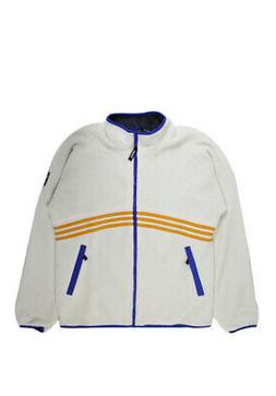 FELPA GIROCOLLO UOMO ADIDAS SHERPA FULL ZIP CREAM WHITE COLL