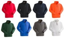 ROSSINI Felpa GRABBY Mezza Zip Collo Alto 100% Cotone da Uom