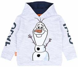 Felpa grigia e melange con cappuccio OLAF Disney "Froze