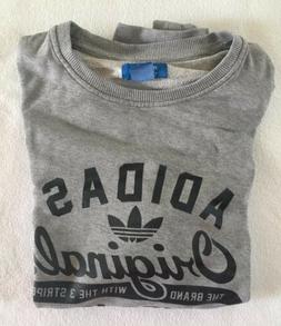 Felpa Grigia Uomo, Adidas, Taglia M, Sportiva, Materiale Leg