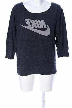 NIKE Felpa grigio chiaro caratteri stampati stile casual Don