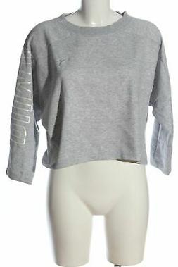 PUMA Felpa grigio chiaro puntinato stile casual Donna Taglia