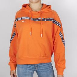 Felpa Fila Hattie Donna Arancio oversize con cappuccio banda