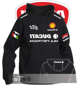 Felpa Hoddie Printed  DUCATI MULTISTRADA  Sport It Cotone Ca