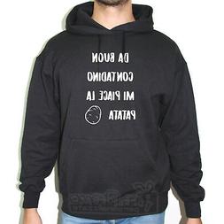 FELPA FRUIT OF THE LOOM HOODIE CONTADINO PIACE PATATA DIVERT