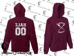 Felpa Hoodie Teen Wolf Beacon Hills Lacrosse Derek Hale 00 T