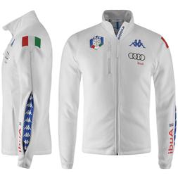 FELPA IN PILE KAPPA 303SAH0 6CENTO MASK FISI 908 BIANCO-S