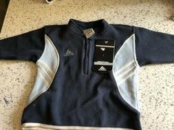 Felpa in pile Adidas blu per neonato 3/6 mesi e 9/12 mesi