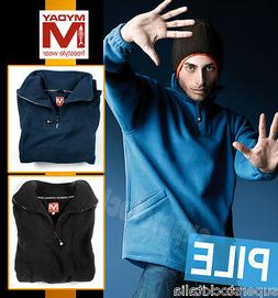 FELPA IN PILE MYDAY ZIP SPORT LAVORO SCI MONTAGNA INVERNO NE