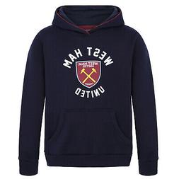 Felpa in pile originale West Ham United FC - con cappuccio -