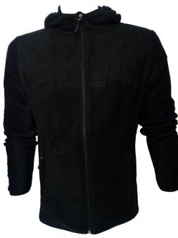 Felpa in pile uomo maglia pile con zip,cappuccio invernale n