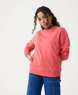 Superdry Felpa in tessuto loopback in cotone biologico Stand