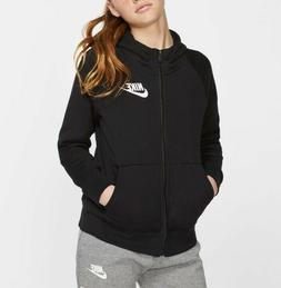 Felpa Invernale Bambina Full Zip Cappuccio Nike Sportswear B