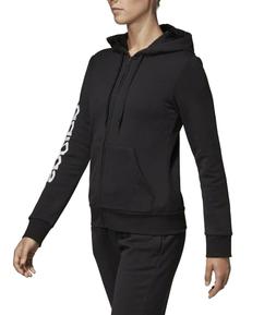Felpa invernale donna full zip cappuccio Adidas Bos FZ HD FL