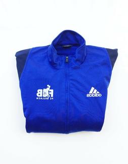 FELPA ADIDAS JACKET TAGLIA L BLU SPORT