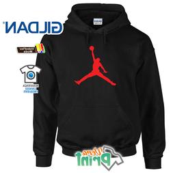 Felpa Jordan Air 23 NBA Michael Jumpman Cappuccio Gildan Ner
