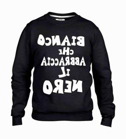 FELPA JUVENTUS JUVE IL BIANCO CHE ABBRACCIA IL NERO MAGLIA U