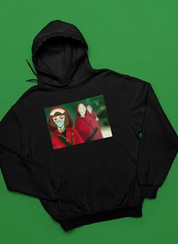 Felpa Vintage Now "La casa Mask" Unisex Cappuccio o Girocoll