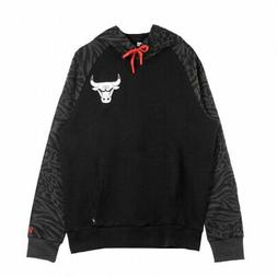 NEW ERA FELPA LEGGERA CAPPUCCIO ZIP NBA PRINT PANEL HOODY CH
