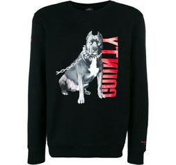 FELPA MAGLIA  MARCELO BURLON COUNTY OF MILAN DOGO  CON SCONT