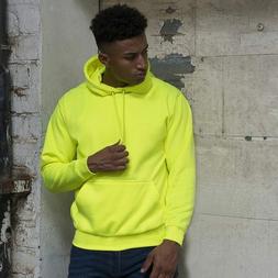 FELPA MAGLIA FLUORESCENTE AWADIS JH004 UNISEX CON CAPPUCCIO 