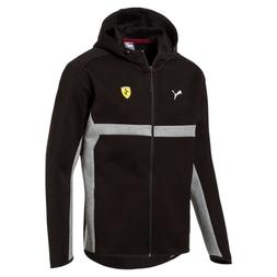 FELPA MAGLIA HOODED SWEAT JACKET  SCUDERIA  FERRARI NERA PUM