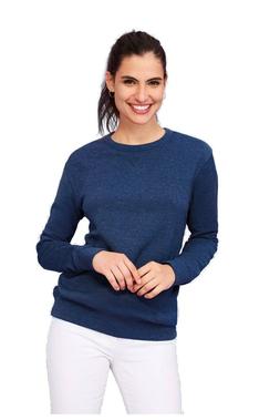 FELPA MAGLIA MAGLIONCINO DONNA GIROCOLLO SPORTIVO CASUAL