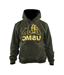 FELPA MAGLIA  MILITARE AMERICANA USMC BOLLDOG US MARINES COR