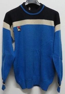 FILA FELPA MAGLIA PULLOVER SWEATER JERSEY WOOL VINTAGE ITALI