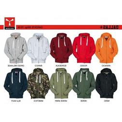 Felpa manica reglan DALLAS+ PAYPER uomo full zip con cappucc