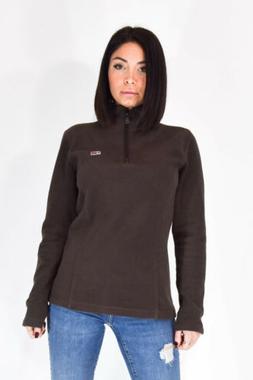 NAPAPIJRI Felpa Marrone Stile Casual In Cotone Taglia M Donn