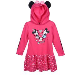 FELPA MAXI MINNIE MOUSE DISNEY CON CAPPUCCIO BAMBINA SUN CIT