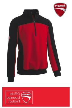FELPA MEZZA ZIP IN CALDO PILE INVERNALE DUCATI INN-PODIUM RO