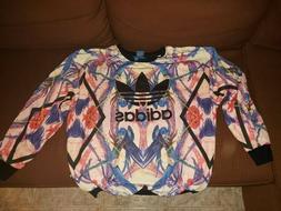 FELPA ADIDAS MULTICOLORE ORIGINALE VINTAGE,DONNA