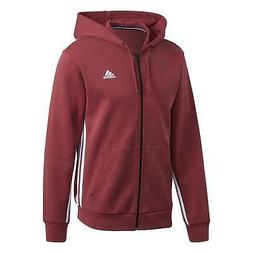 Felpa Adidas Must Have 3 Stripe Full-Zip Legacy Red - Uomo