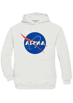 Felpa NASA ANSIA divertente bianca 10126