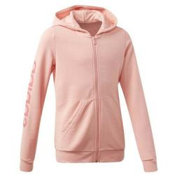 FELPA ADIDAS NEO YG E LIN FZ C/CAPP. C/ZIP ROSA
