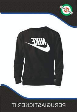 Felpa Nera logo Nike - felpa girocollo unisex