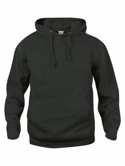 Felpa Nera Unisex Uomo Donna Clique Basic Hoody New Wave Spo