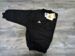 Felpa ADIDAS original bambino 5-6 anni girocollo logo ricamo