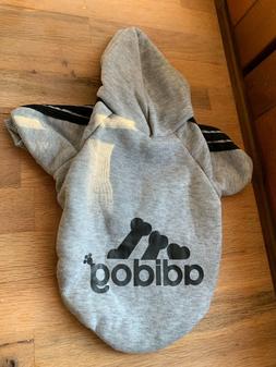ADIDOG FELPA PER ANIMALI DOMESTICI CON CAPPUCCIO CANE PICCOL
