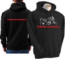 Felpa per moto Honda Crosstourer hoodie sweatshirt bike hood