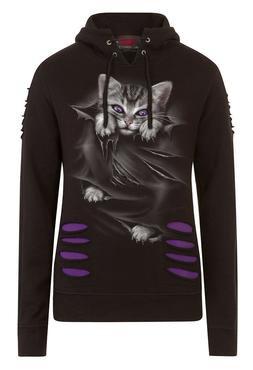 Spiral Direct Felpa Purple-Black / Ragazze / Top / Donna / O