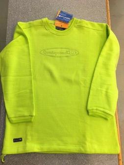 CHAMPION FELPA RAGAZZA DONNA COTONE FELPATO VERDEFLUO 313118