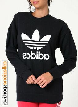 FELPA RAGAZZA/DONNA ADIDAS ORIGINALS TREFOIL CREW - FM3272 c