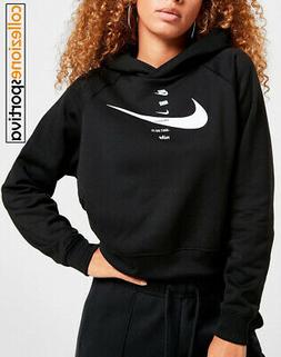 FELPA RAGAZZA/DONNA NIKE SPORTSWEAR SWOOSH - CU5676-011 col.