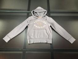 HOLLISTER FELPA RAGAZZO GRIGIA CON CAPPUCCIO TG S