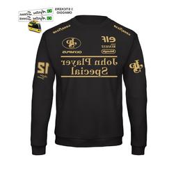 Felpa replica Ayrton Senna anni 90 John Player LOTUS F1 + st