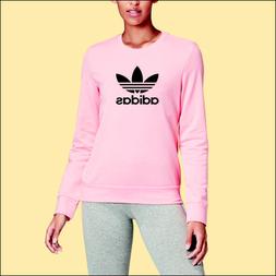 Felpa Rosa Chiaro donna personalizzata logo Adidas - felpa g